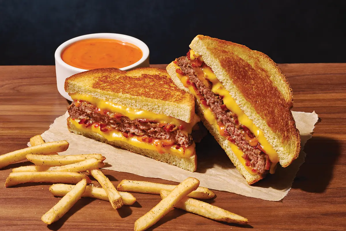 Image of Grilled Cheese Cheese Burger