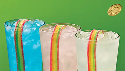Image of Applebee's Saintly Sips - Strike Gold with St Patrick’s Day Rainbow Lemonades