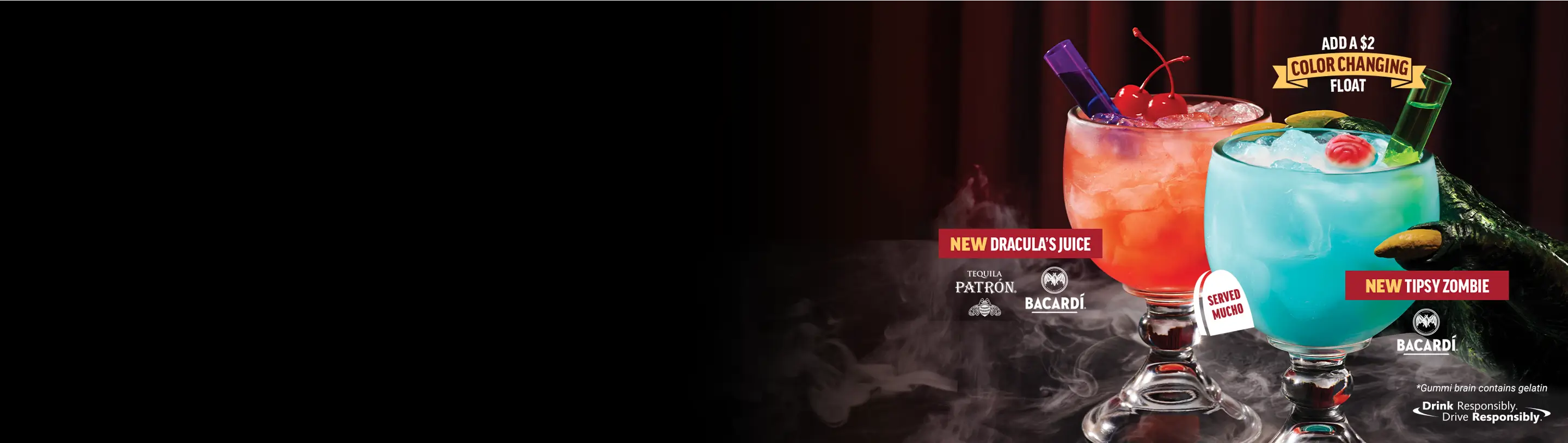 Image of Applebee's Halloween Cocktails - $6 Spooky Sips & $2 Vibe Drops